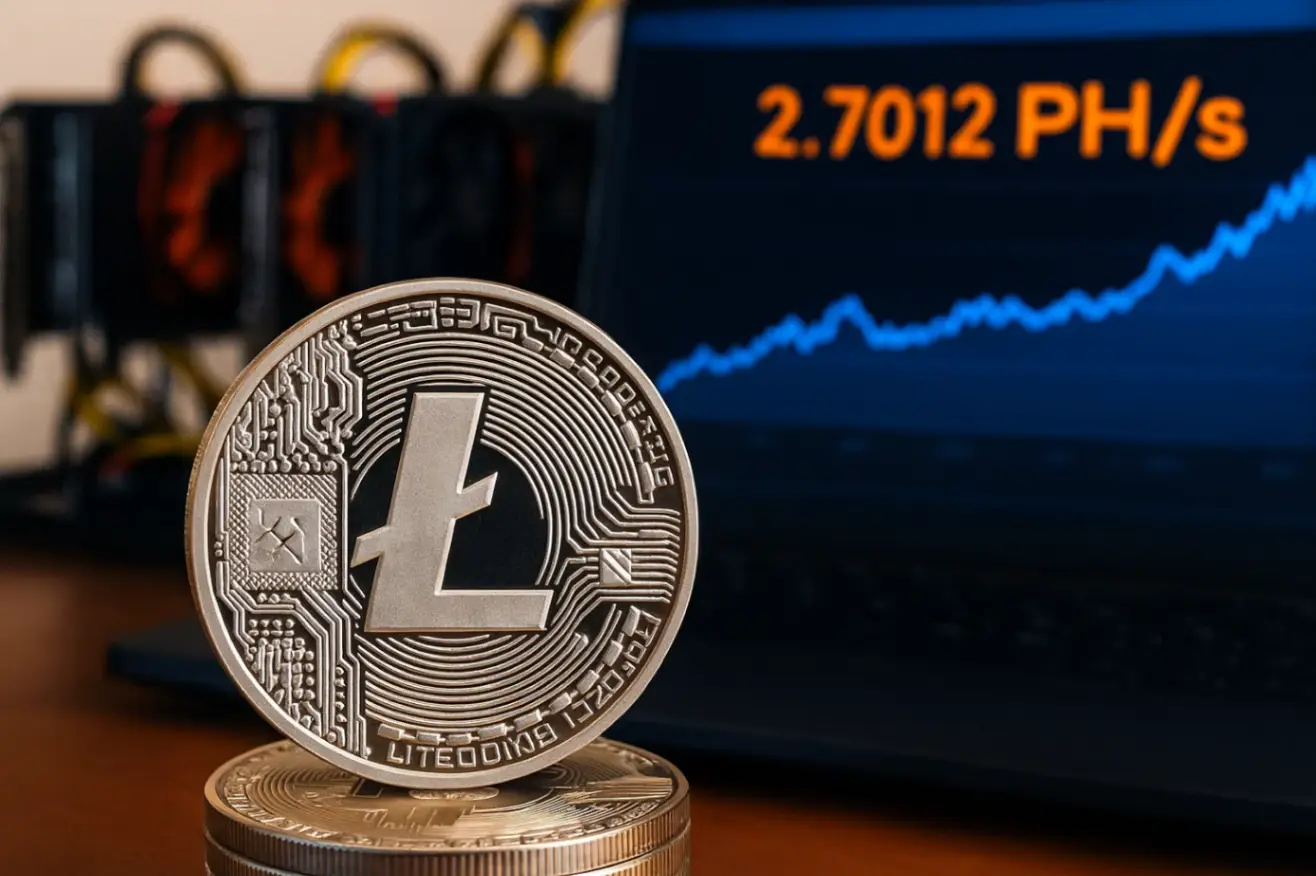 Хешрейт Litecoin достиг 2,7 PH/s — что это значит для инвесторов и майнеров